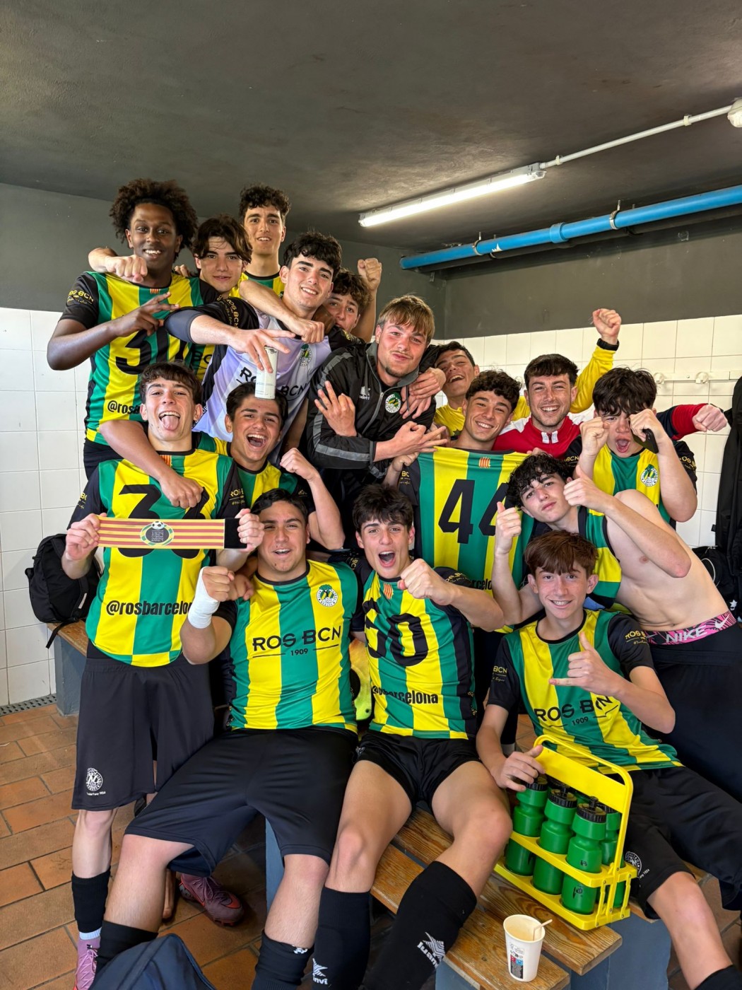 El Juvenil B guanya 1-8 al camp de l'Almeda